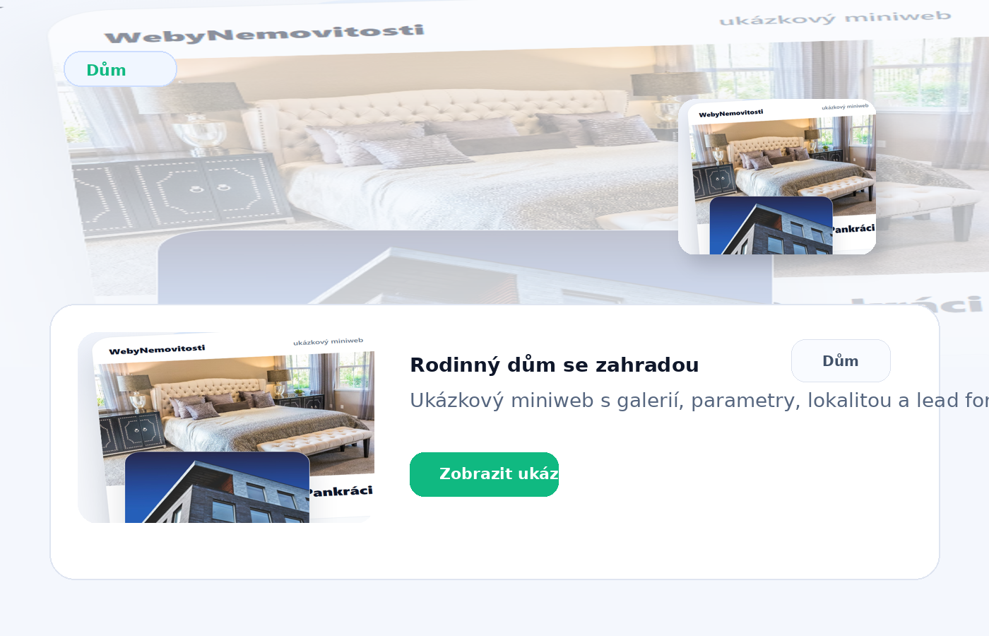 Rodinný dům se zahradou